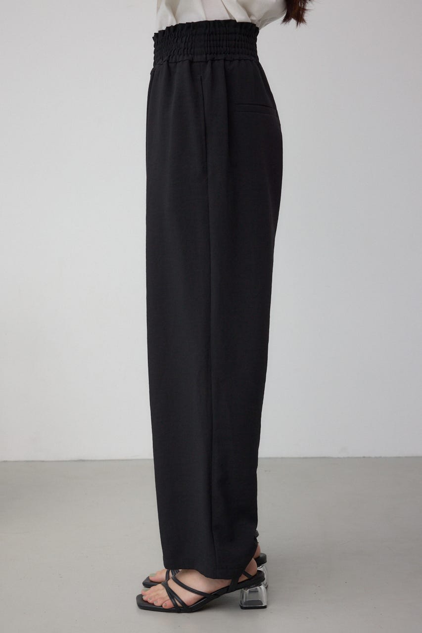 ウエストイージーワイドパンツ BLK FREE