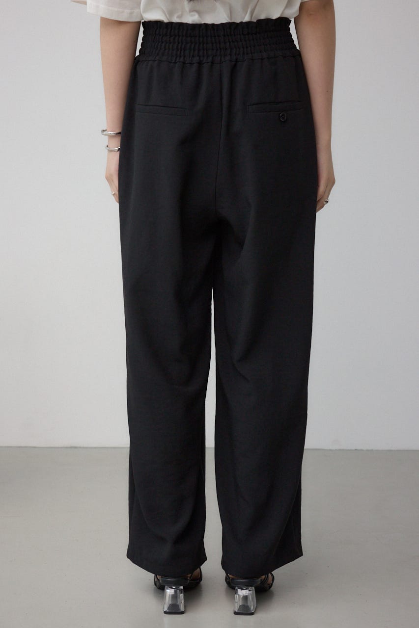 ウエストイージーワイドパンツ BLK FREE