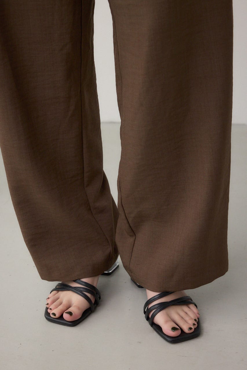 ウエストイージーワイドパンツ BRN FREE