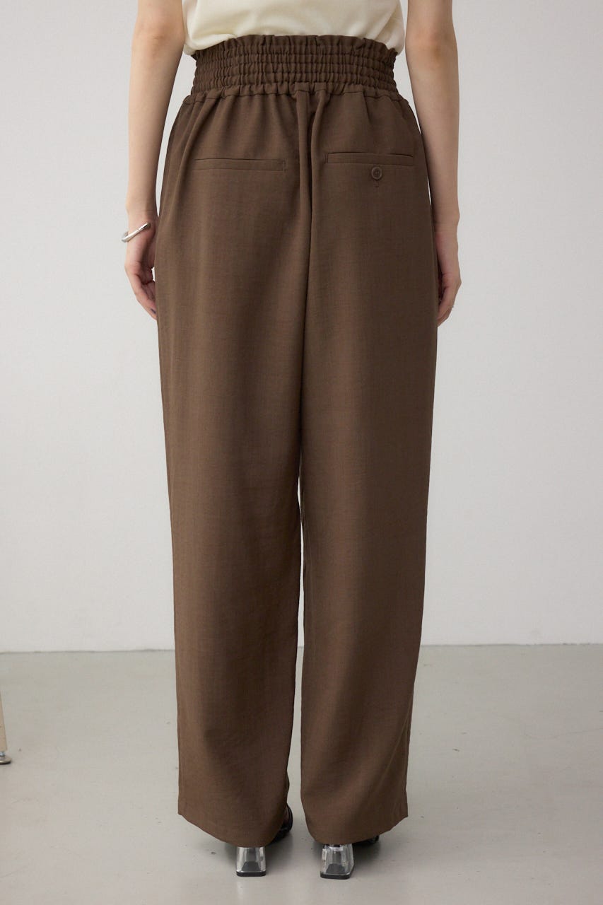 ウエストイージーワイドパンツ BRN FREE