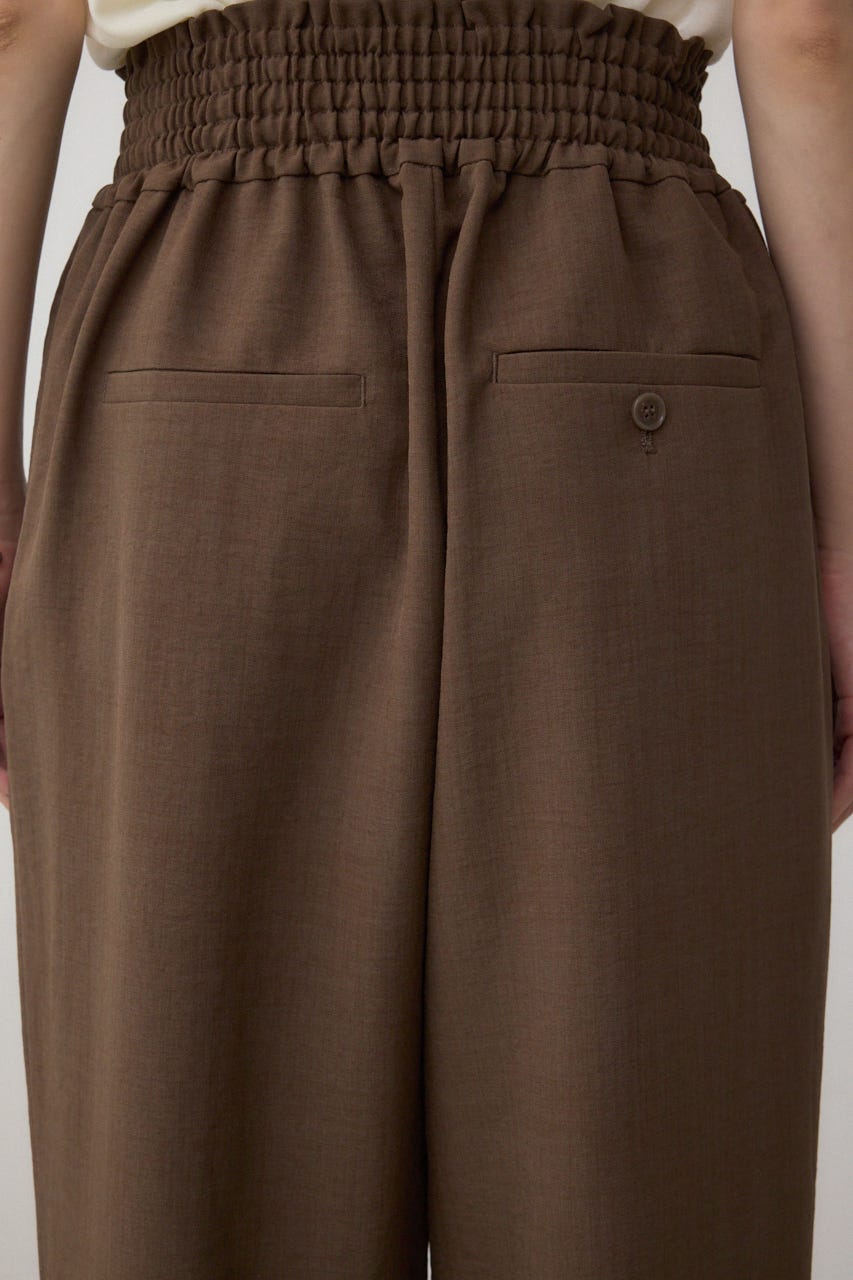 ウエストイージーワイドパンツ BRN FREE