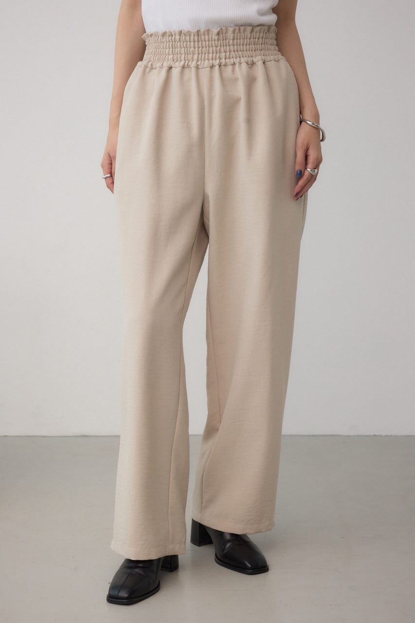 ウエストイージーワイドパンツ L/BEG FREE