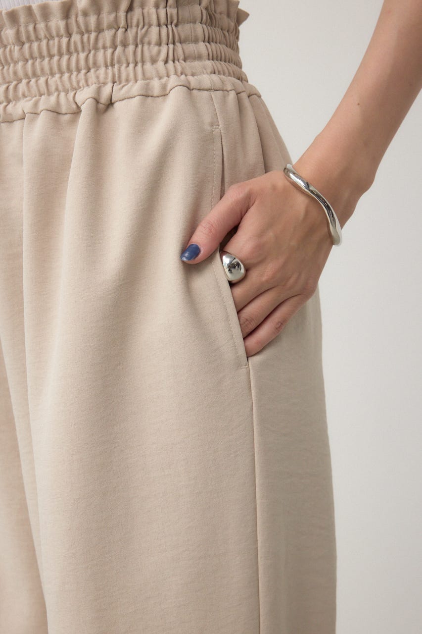 ウエストイージーワイドパンツ L/BEG FREE