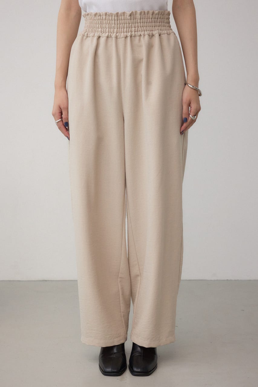 ウエストイージーワイドパンツ L/BEG FREE