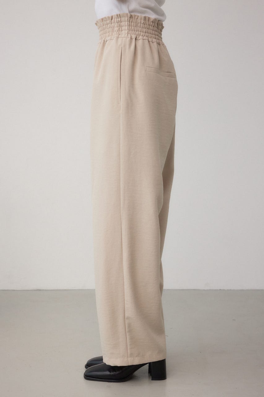 ウエストイージーワイドパンツ L/BEG FREE