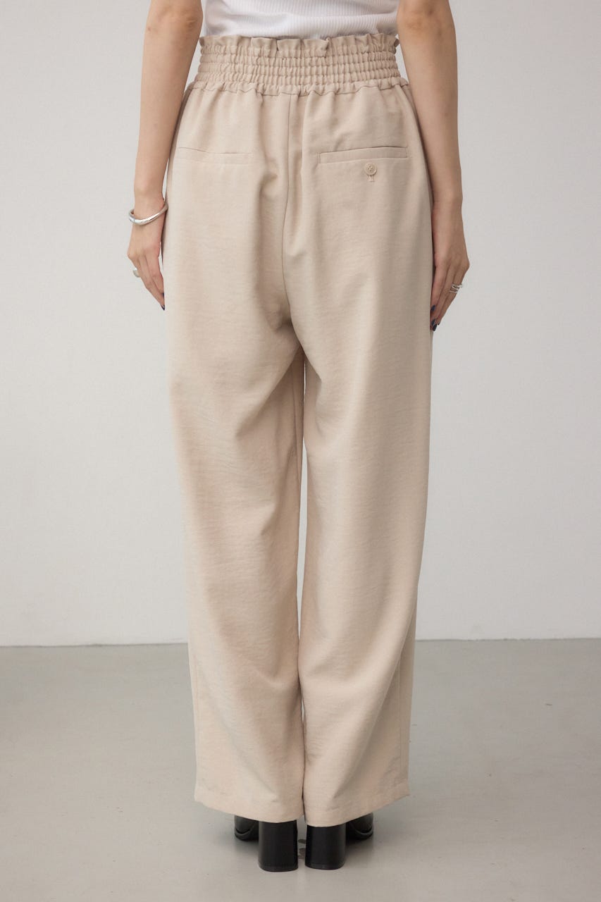 ウエストイージーワイドパンツ L/BEG FREE