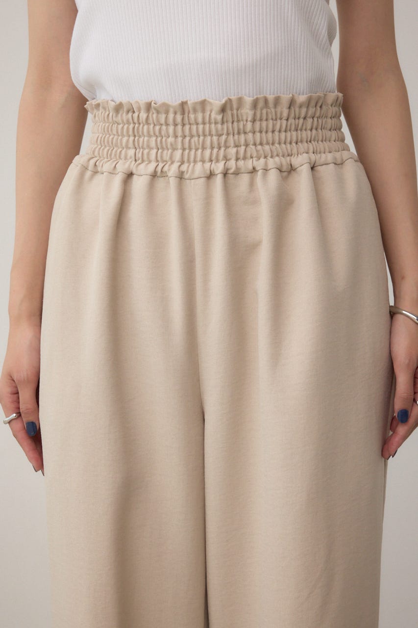 ウエストイージーワイドパンツ L/BEG FREE