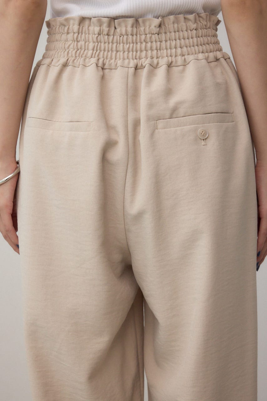 ウエストイージーワイドパンツ L/BEG FREE