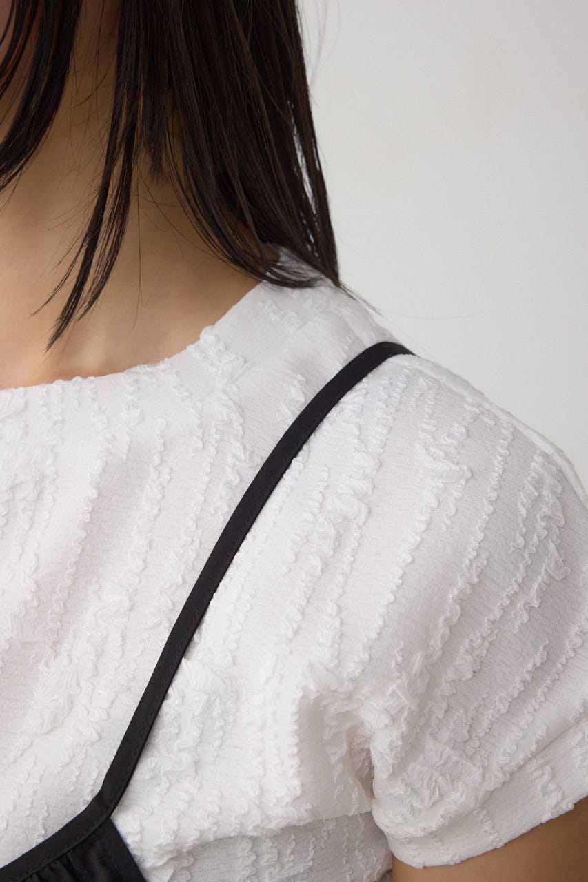 インナーSETフロントギャザーキャミワンピース BLK S