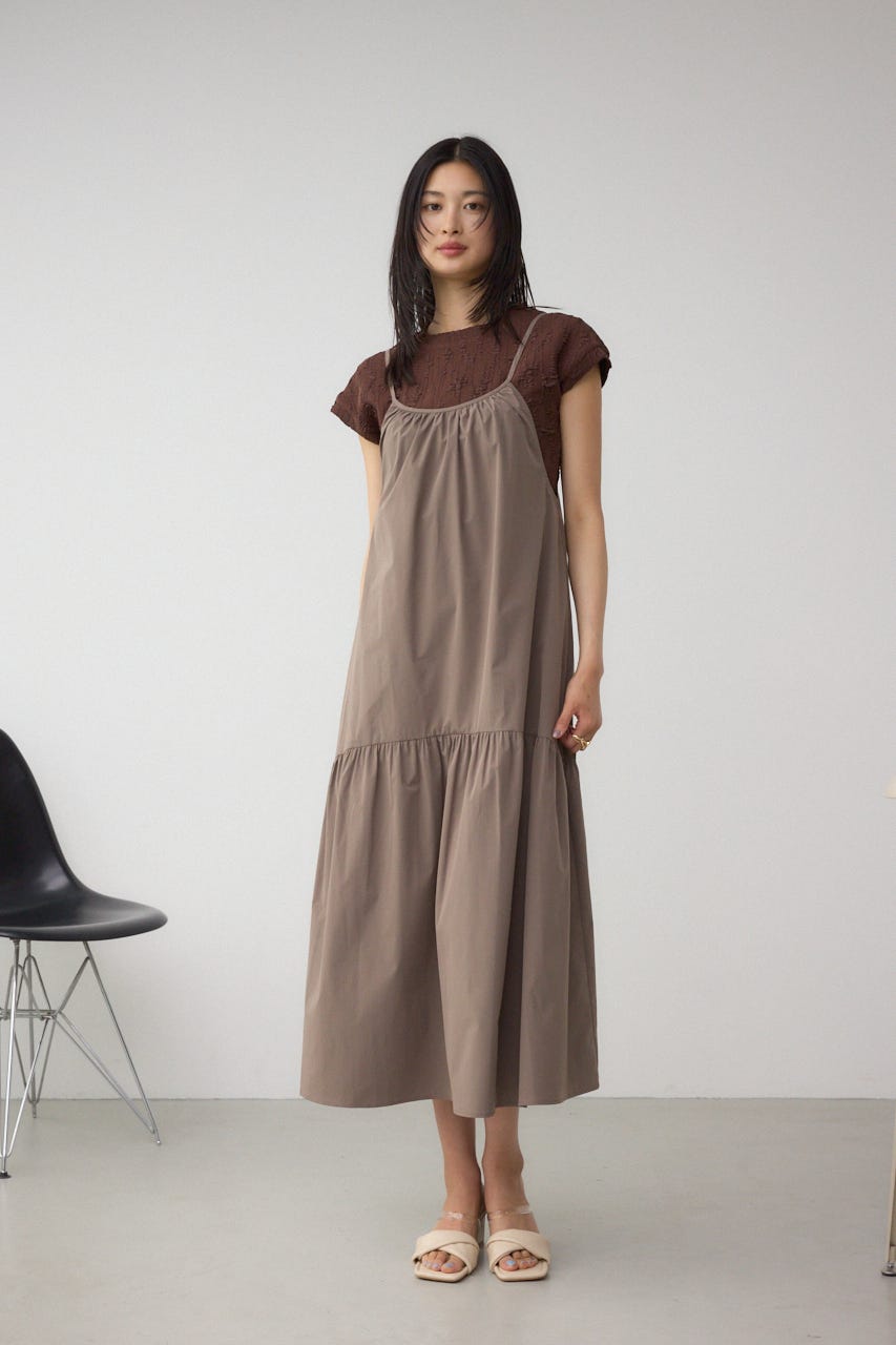 AZUL BY MOUSSY | インナーSETフロントギャザーキャミワンピース