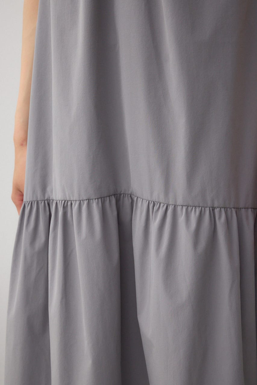 インナーSETフロントギャザーキャミワンピース GRY M