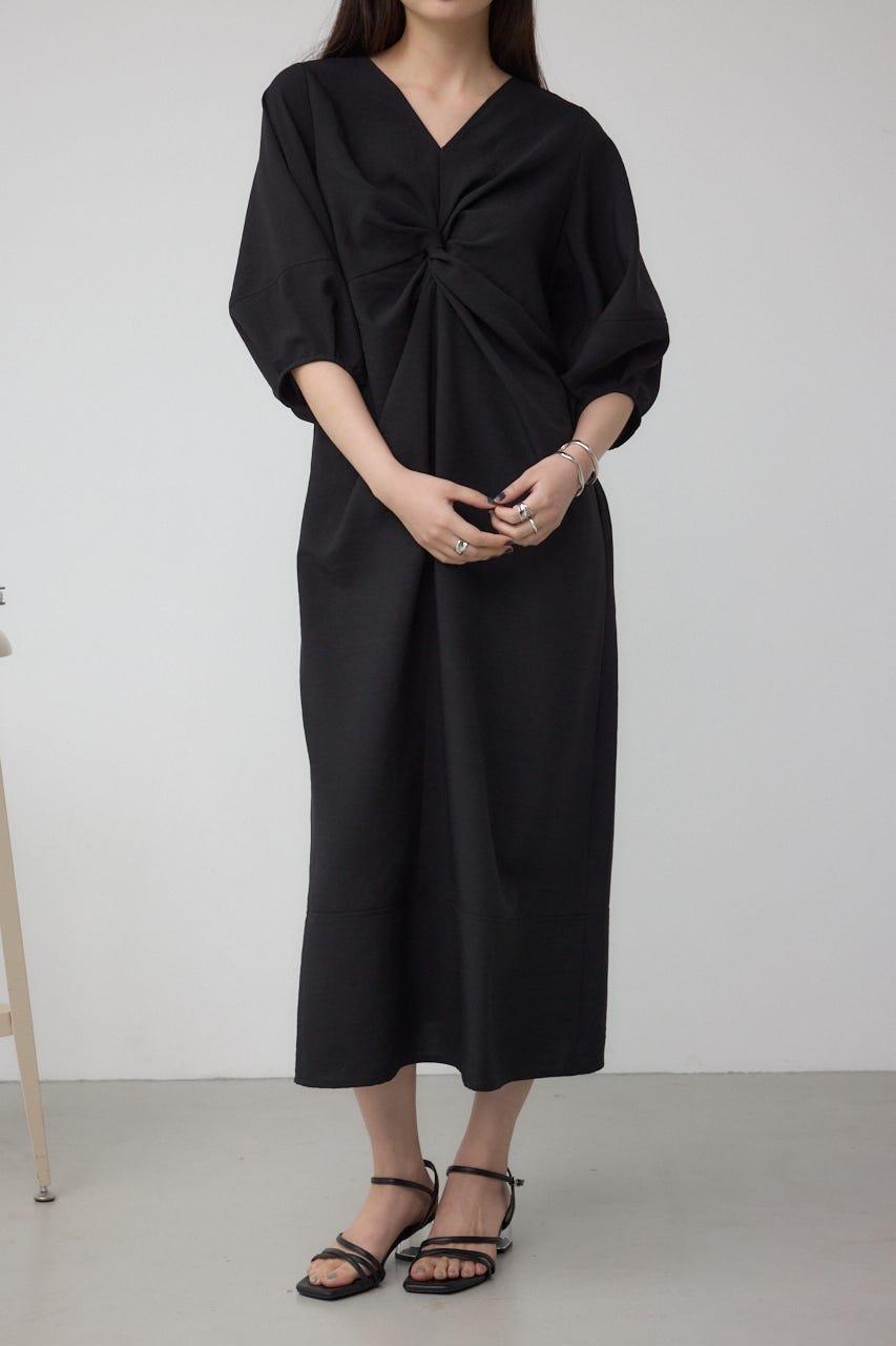 前後2WAYデザインワンピース BLK FREE
