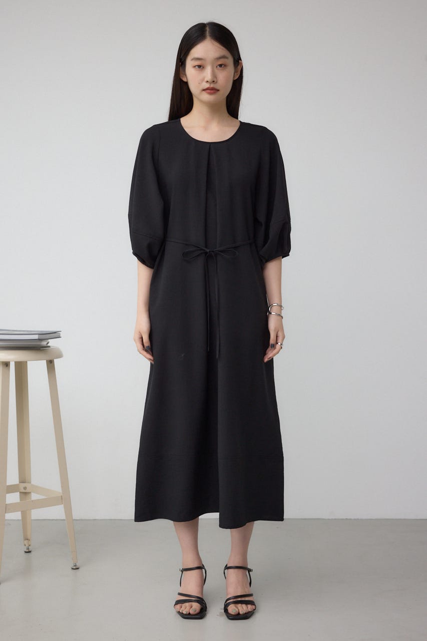 前後2WAYデザインワンピース BLK FREE
