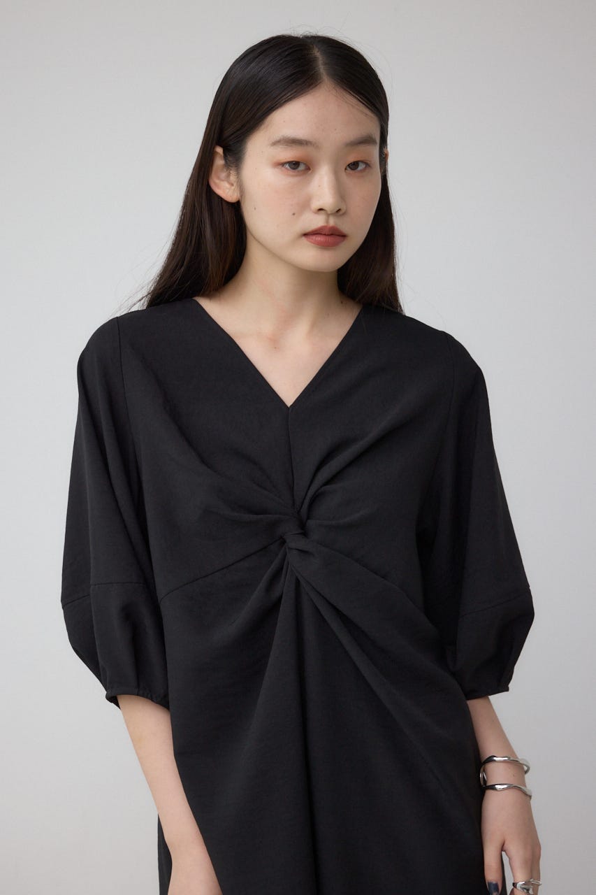 前後2WAYデザインワンピース BLK FREE