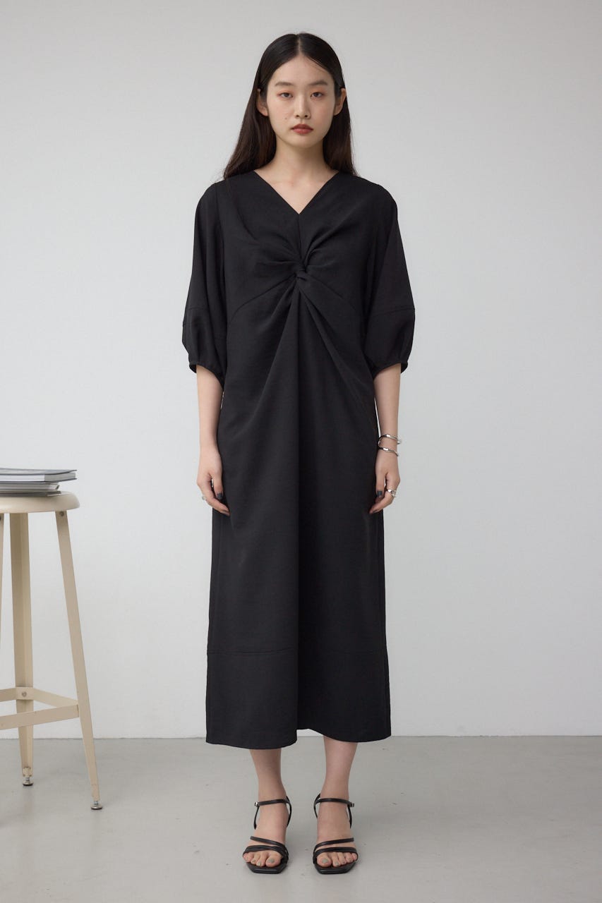 前後2WAYデザインワンピース BLK FREE