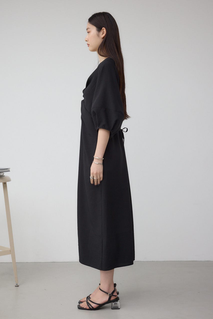 前後2WAYデザインワンピース BLK FREE