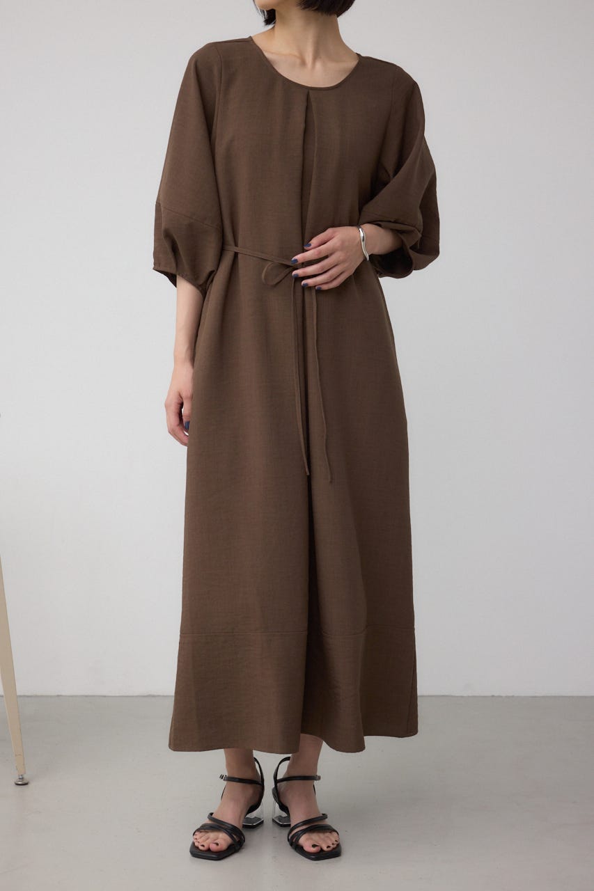 前後2WAYデザインワンピース BRN FREE