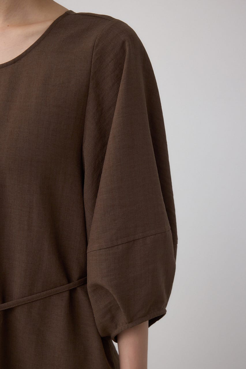 前後2WAYデザインワンピース BRN FREE