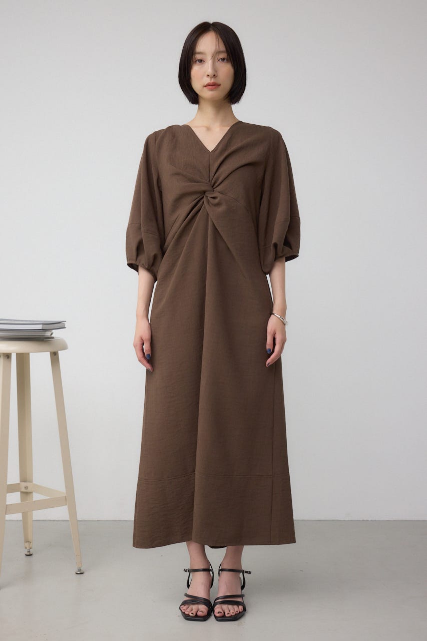 前後2WAYデザインワンピース BRN FREE