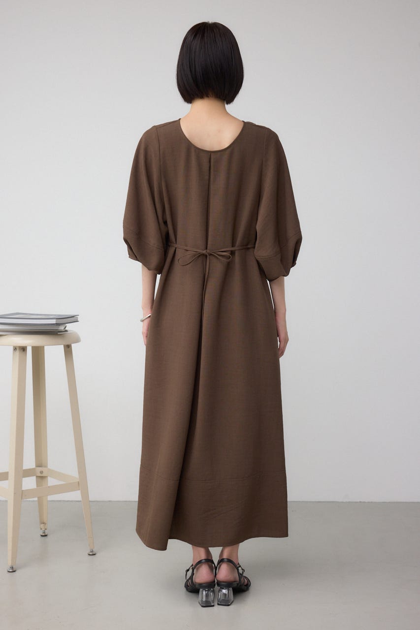 前後2WAYデザインワンピース BRN FREE