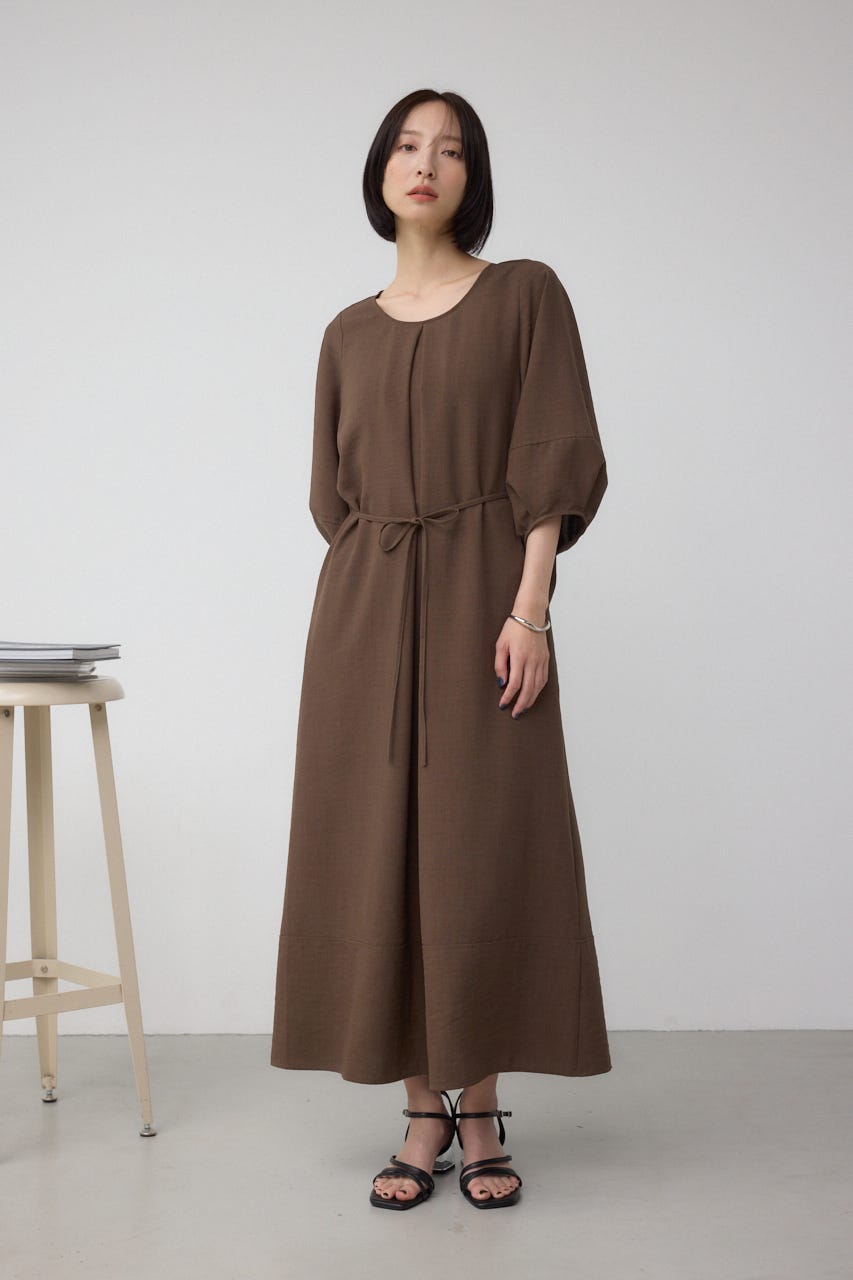 前後2WAYデザインワンピース BRN FREE