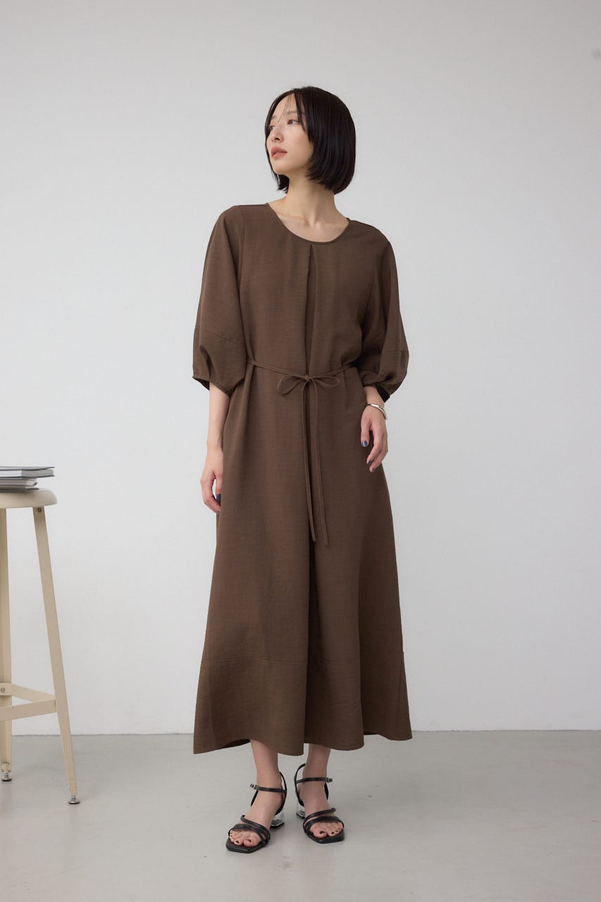前後2WAYデザインワンピース BRN FREE