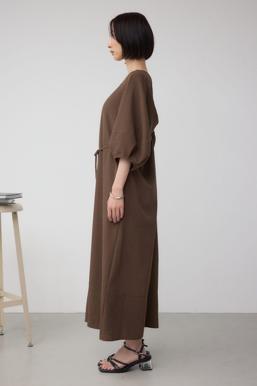 前後2WAYデザインワンピース BRN FREE