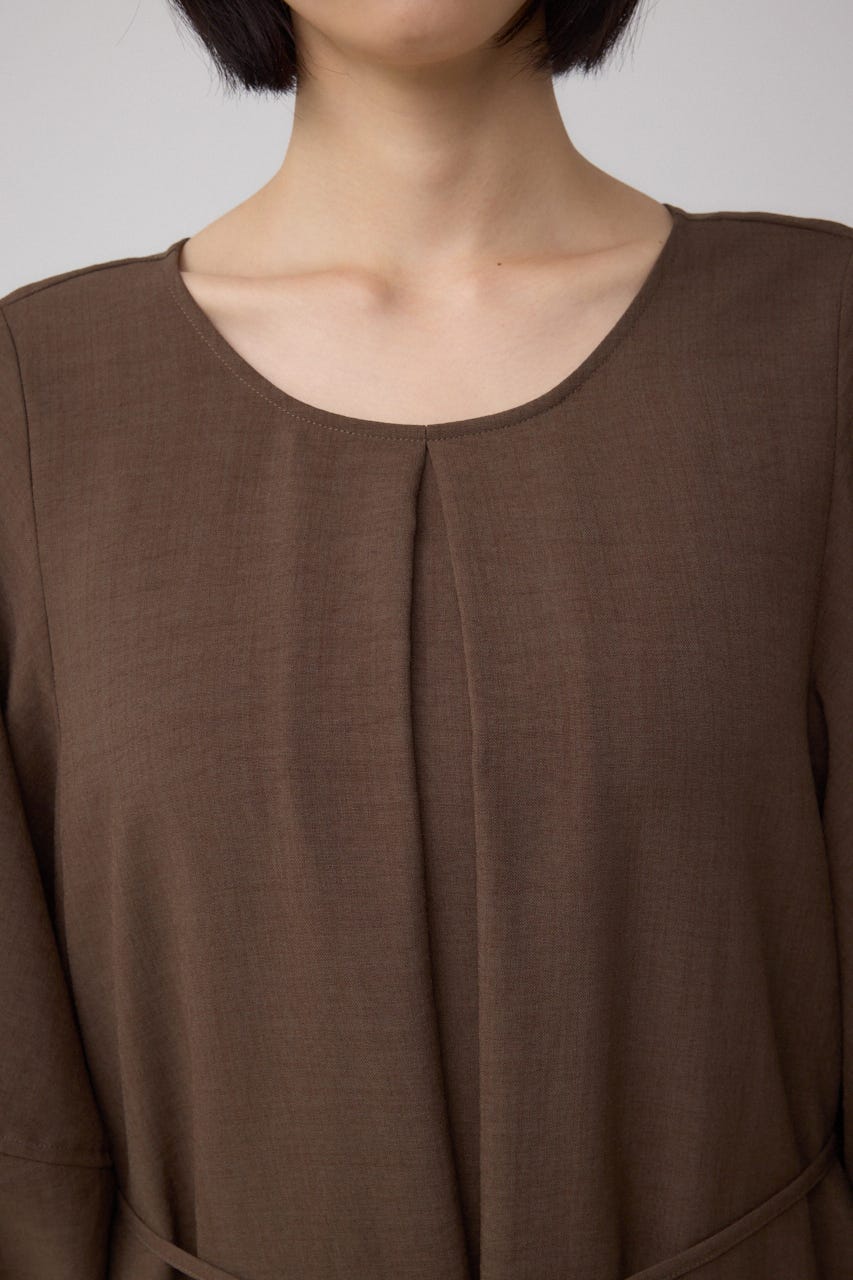 前後2WAYデザインワンピース BRN FREE