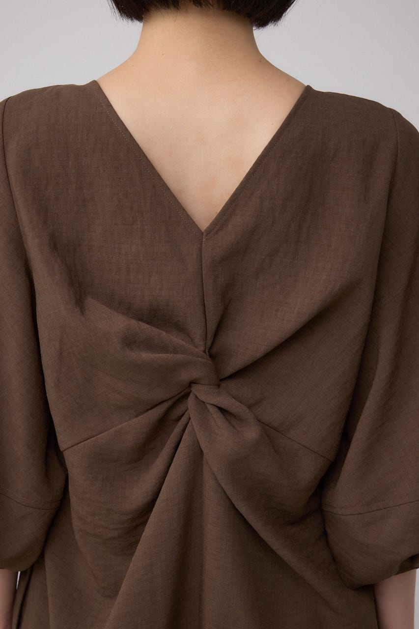 前後2WAYデザインワンピース BRN FREE