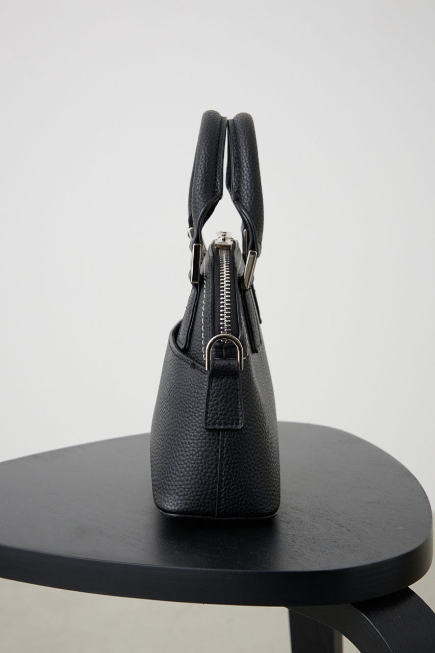 ダブルジッパーミニバッグ BLK FREE