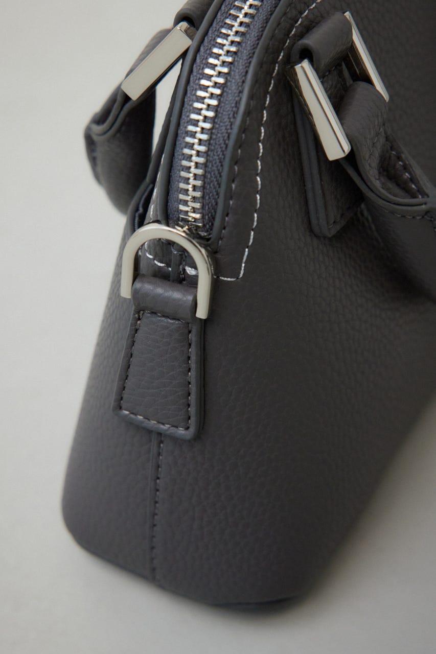 ダブルジッパーミニバッグ GRY FREE