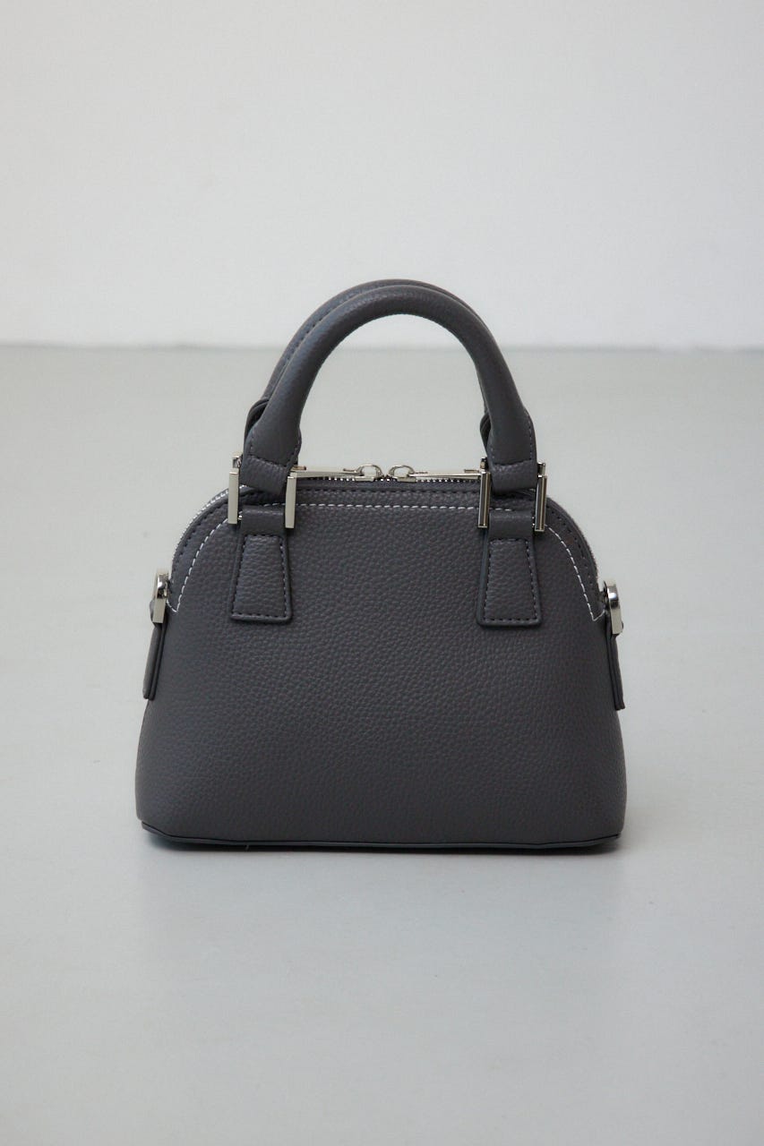 ダブルジッパーミニバッグ GRY FREE