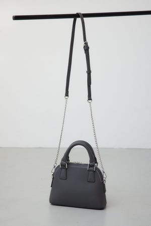 ダブルジッパーミニバッグ