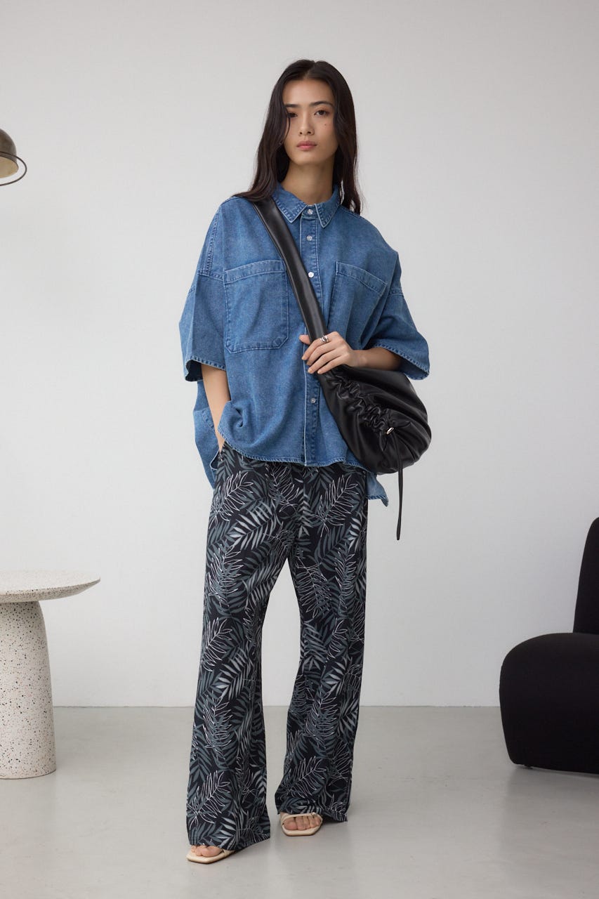 サイドギャザーパデットバッグ BLK FREE