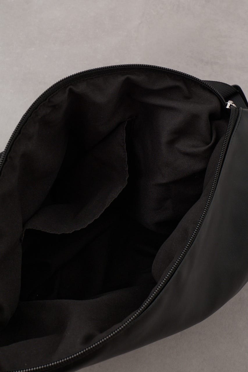 サイドギャザーパデットバッグ BLK FREE