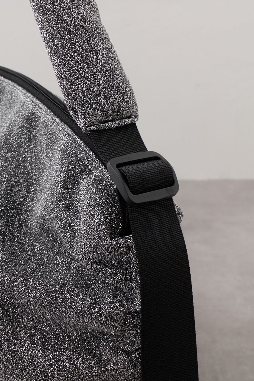 サイドギャザーパデットバッグ M/BLK FREE