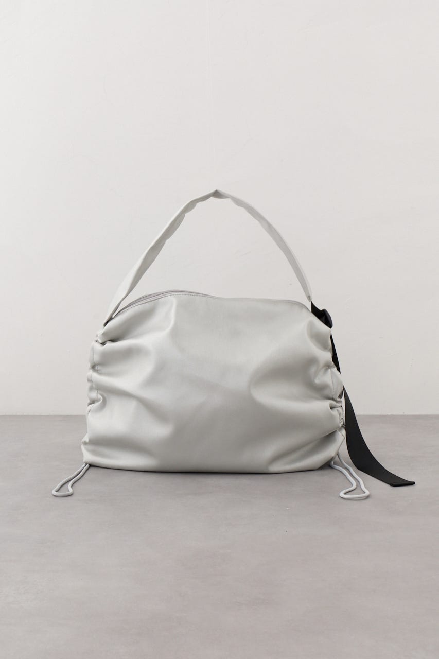 サイドギャザーパデットバッグ SLV FREE