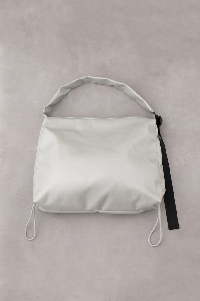 サイドギャザーパデットバッグ SLV FREE