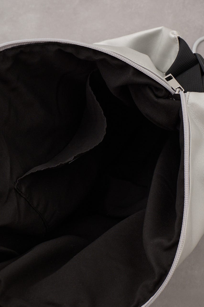 サイドギャザーパデットバッグ SLV FREE