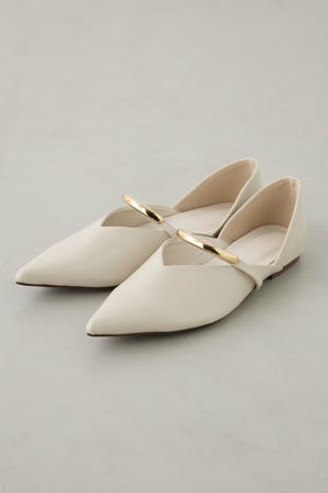 ルクスメタルポインテッドトゥパンプス