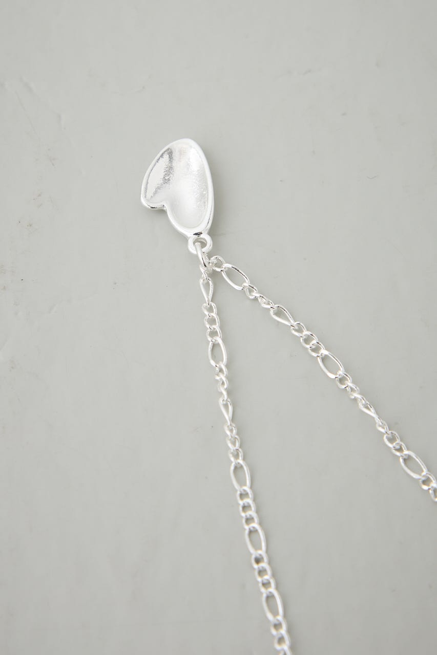 s♡ページです AZUL BY MOUSSY | フィガロチェーンハートトップステンレス