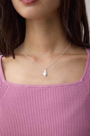 17★遺品整理★ネックレス★カフス★ブローチなど ステンレス 大ぶり クロスネックレス [nc073-n819-n348-7mm