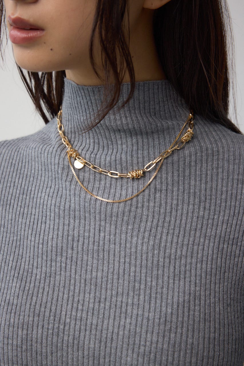 AZUL BY MOUSSY | ランダムツイストチェーンネックレス