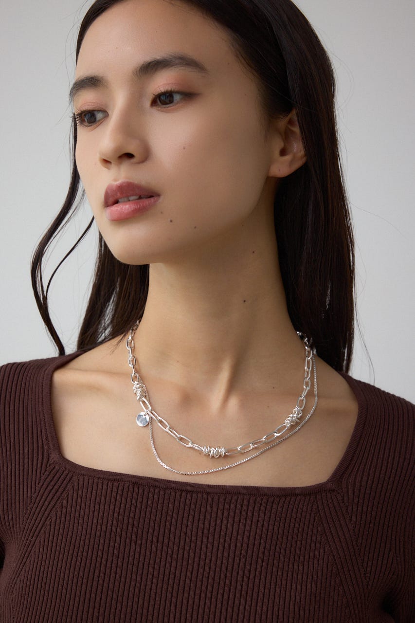 AZUL BY MOUSSY | ランダムツイストチェーンネックレス