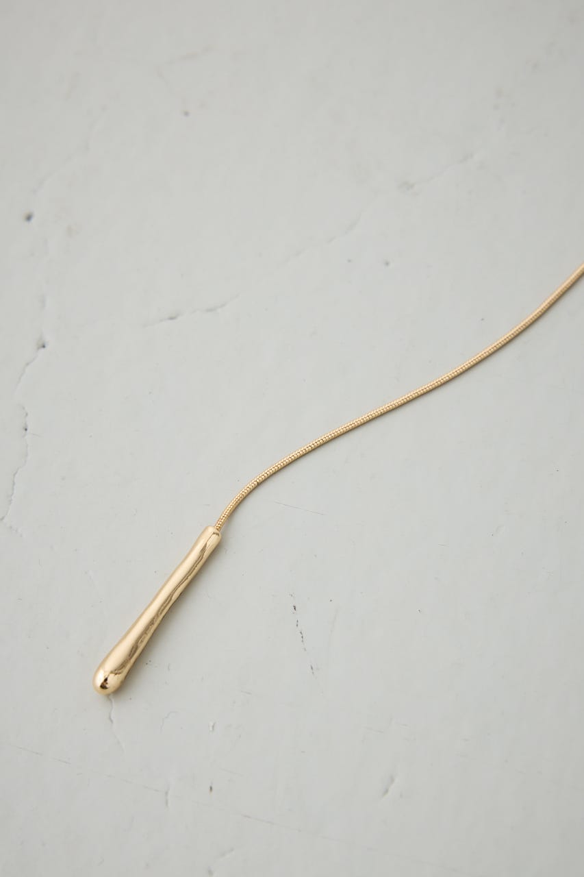 ノットデザインアジャスタブルネックレス L/GLD FREE