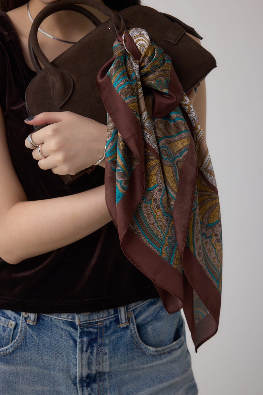 サプール ペイズリー柄 ワイルドペイズリー(FPR-062) Marcaオリジナル 小判 シルク