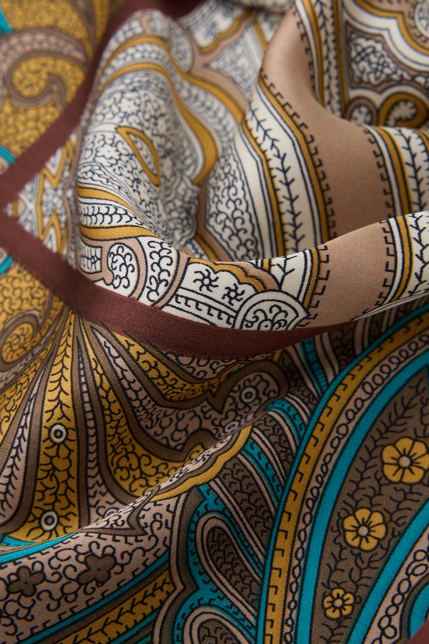 AZUL BY MOUSSY | ペイズリー柄スカーフ (ストール・マフラー ) |SHEL