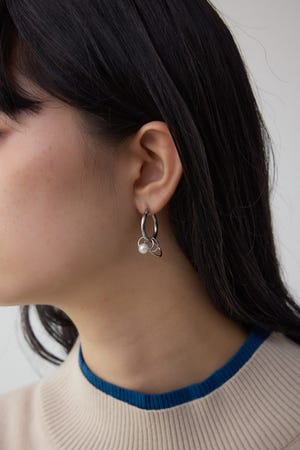 マルチモチーフミニフープピアス