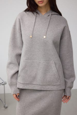 スウエッターニットパーカー