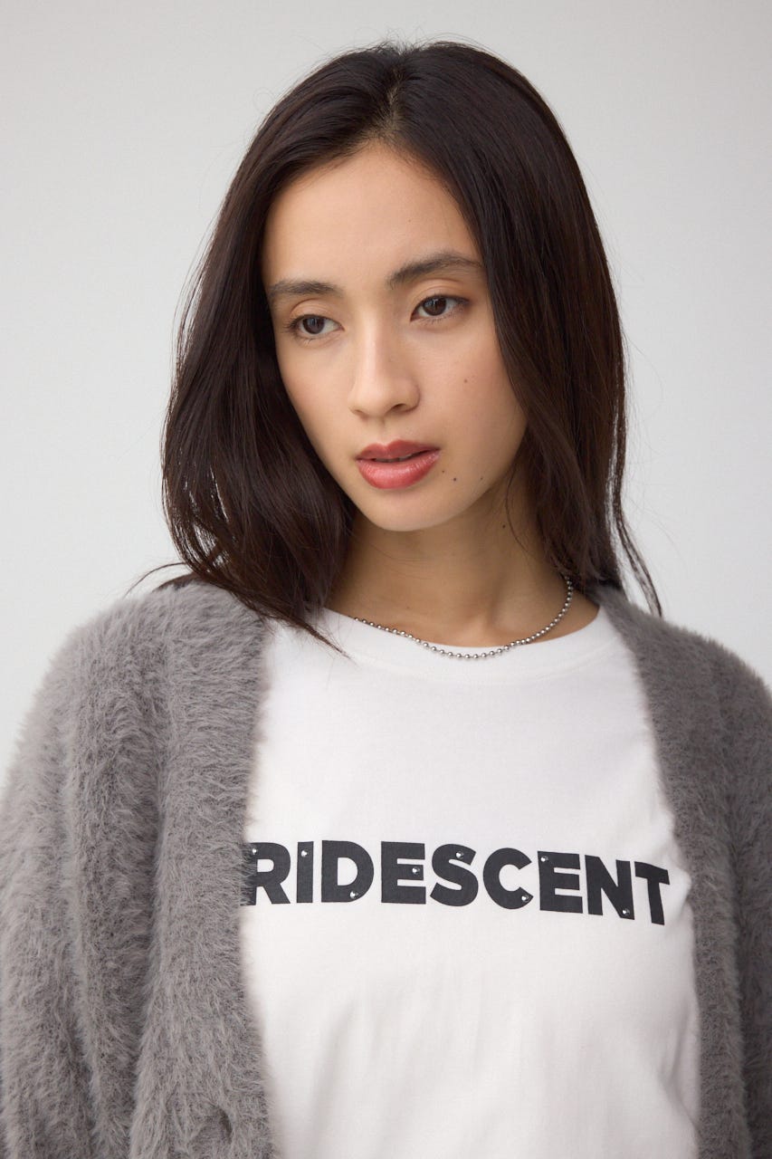 モヘヤライクニットカーディガン C.GRY M